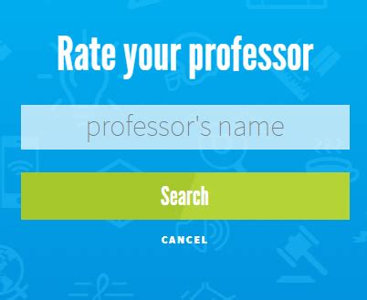 ratemyprofessors search by course