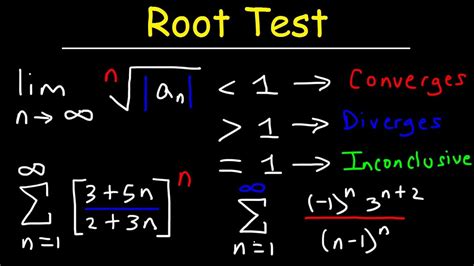 ratio root test calculator