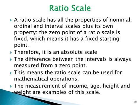 ratio scale definition and example