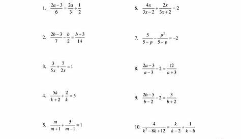 Simplify rational expressions Algebra 1 Math Worksheets Free