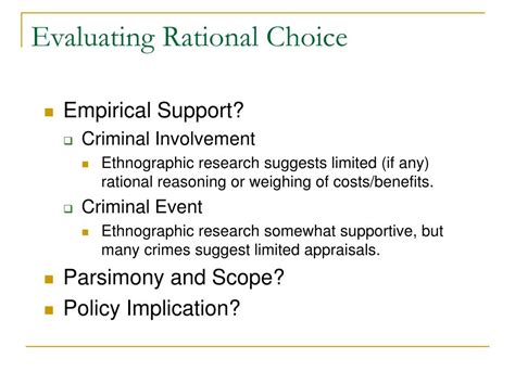 rational choice theory and white collar crime