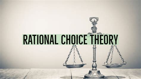 rational economic choice theory