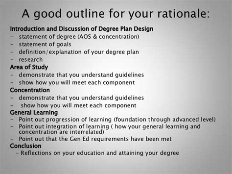 rationale meaning with example