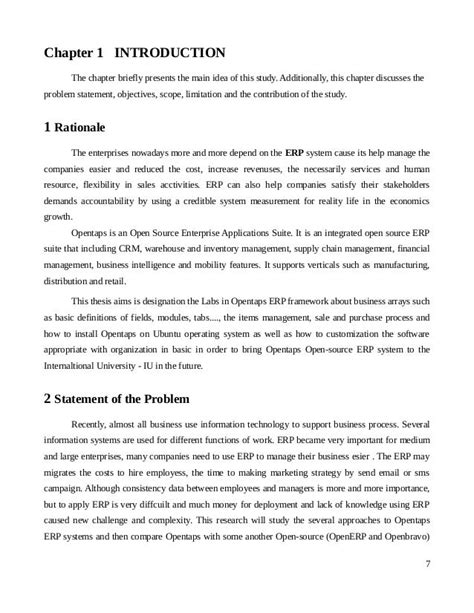 rationale of the study in research proposal example