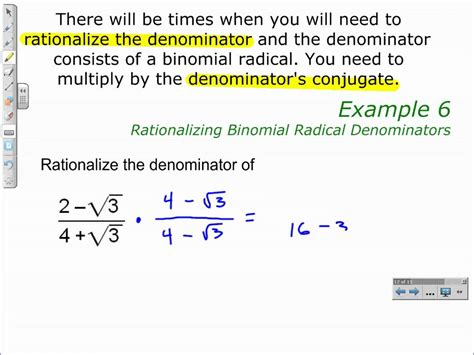 rationalize the denominator symbolab