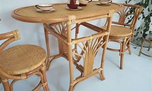 Sk New Interiors Dining Furniture Borneo Set Of 2 Natural Rattan Chairs