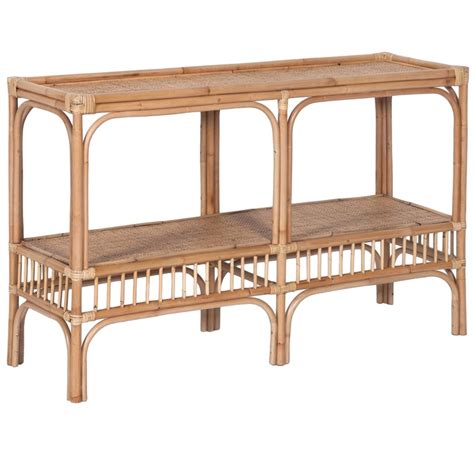 rattan hall table