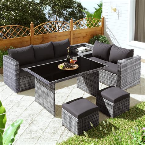Rattan Sofa Garden Set
