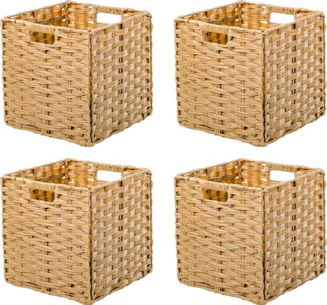 Rattan Wicker Storage Cube