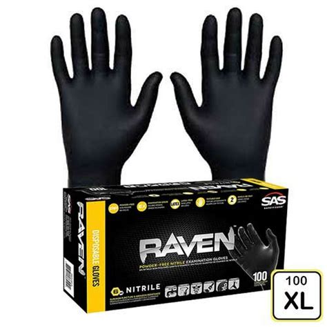 raven nitrile gloves 66519