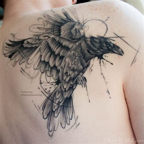 Raven Tattoos Designs