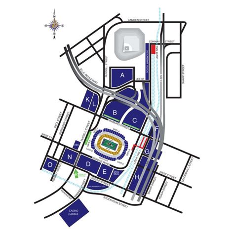 ravens stadium parking map