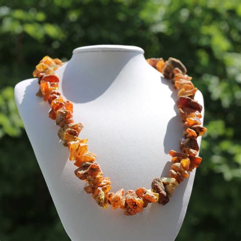 raw baltic amber necklace for adults