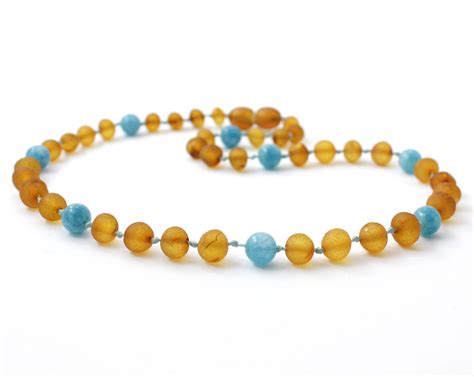 raw baltic amber teething necklace