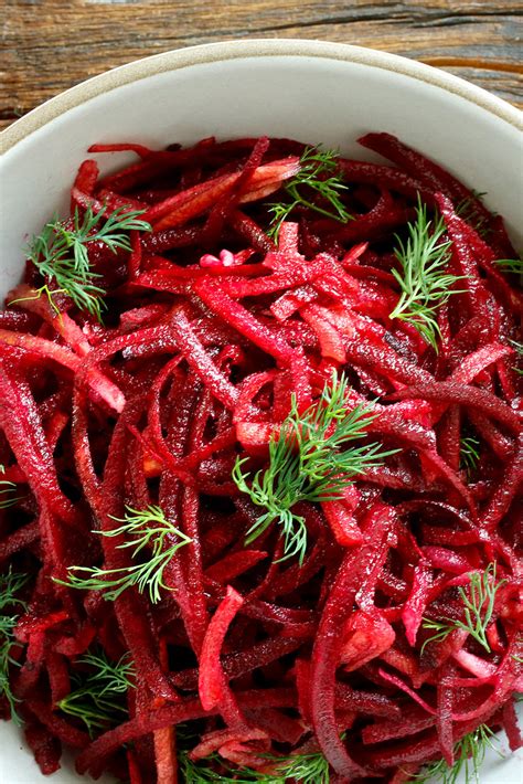 Raw Beets For Salad