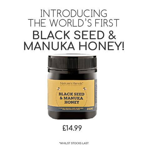 raw manuka honey and black seed oil