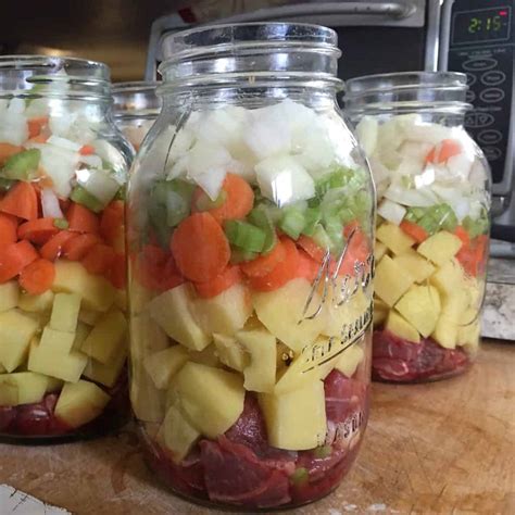 Raw Pack Beef Stew Canning