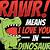 rawr meaning dinosaur