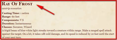 Best Secrets of Ray of Frost 5e Revealed!