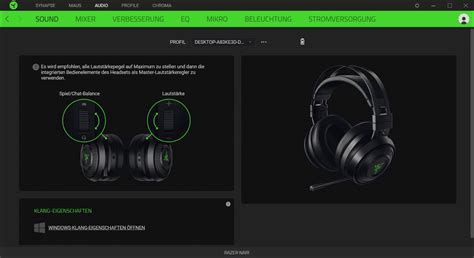 razer headphone software