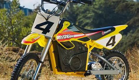 Razor MX350 Dirt Rocket 24V Electric-powered Dirt Bike, Black, Electric