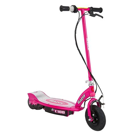 razor e100 electric scooter pink best price