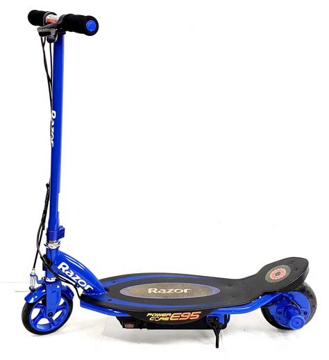 razor power core e95 electric scooter - blue