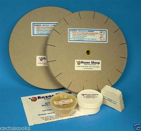 Razor Sharp Paper Wheel Sharpening System
