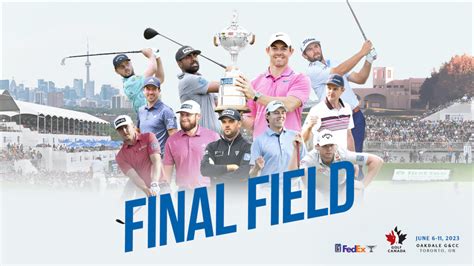 rbc canadian open 2023 field