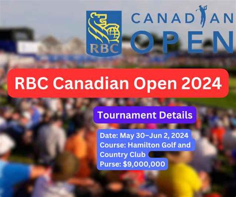 rbc leaderboard 2023 schedule