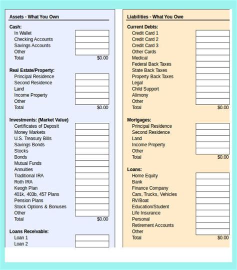 rbc net worth calculator