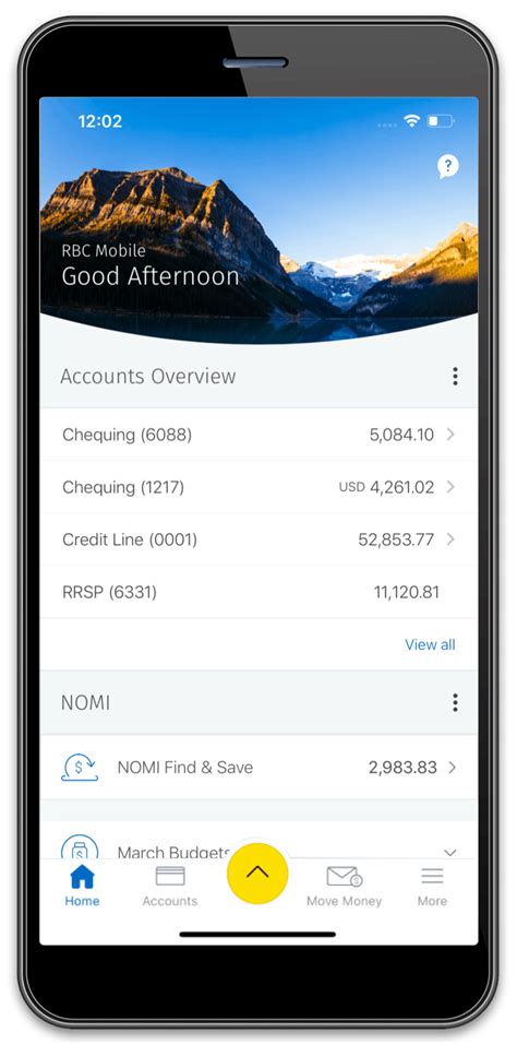 rbc online banking mobile app