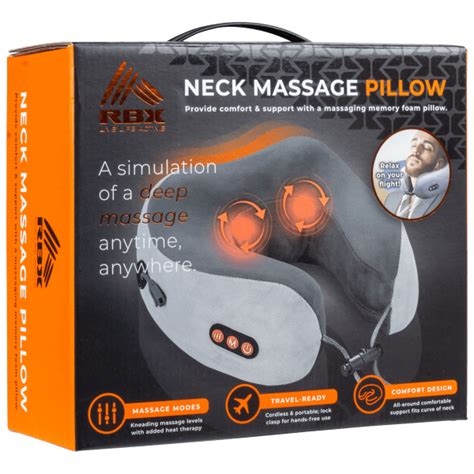 rbx neck massage pillow reviews