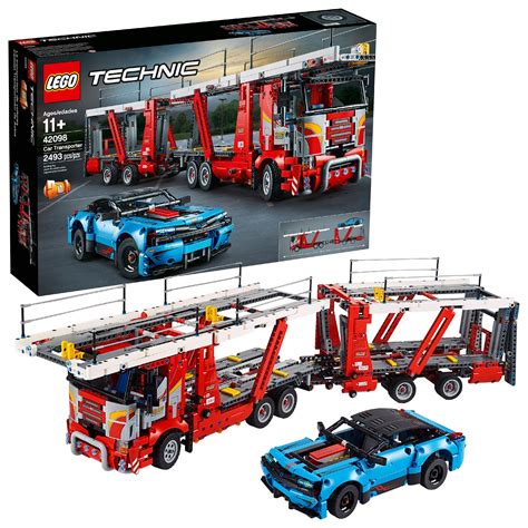 rc lego technic truck and trailer