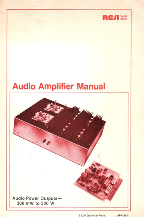 Rca Audio Amplifier