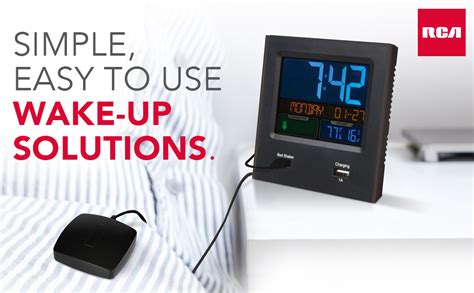 Rca Bed Shaker Alarm Clock