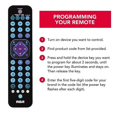 RCA Universal Remote Codes All setup methods explained! Spacehop