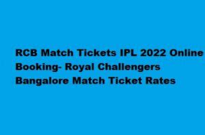 rcb match tickets in bangalore