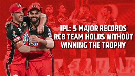 rcb record in ipl history