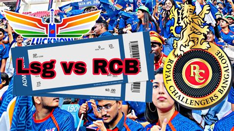rcb vs lsg tickets