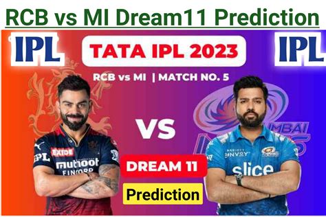rcb vs mi dream11 prediction in hindi