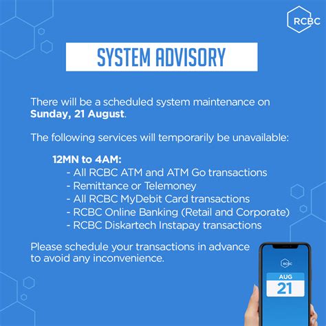 rcbc customer service hotline hours
