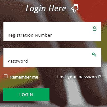 rcu login menu