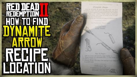 RDR2 How To Craft Dynamite Arrows in Red Dead Online