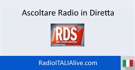 rds radio diretta live