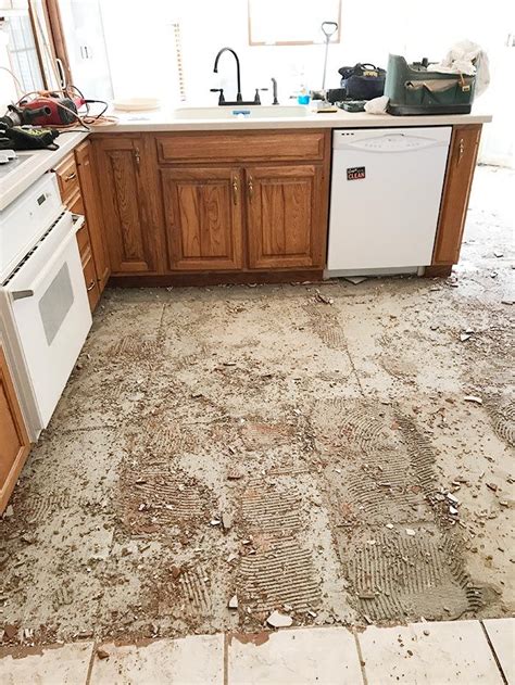 How To Remove Ceramic Floor Tile In Kitchen Two Birds Home