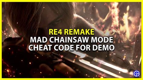 Re4 Chainsaw Demo Code