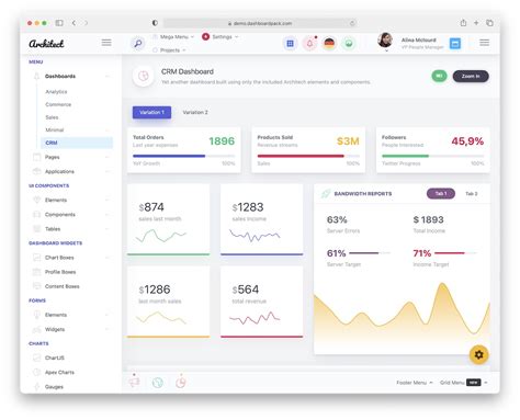 react admin panel template free