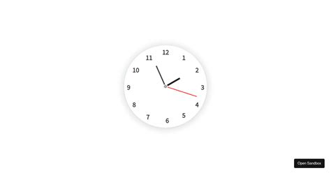 React Analog Clock