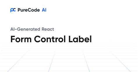 React Bootstrap Form Control Label